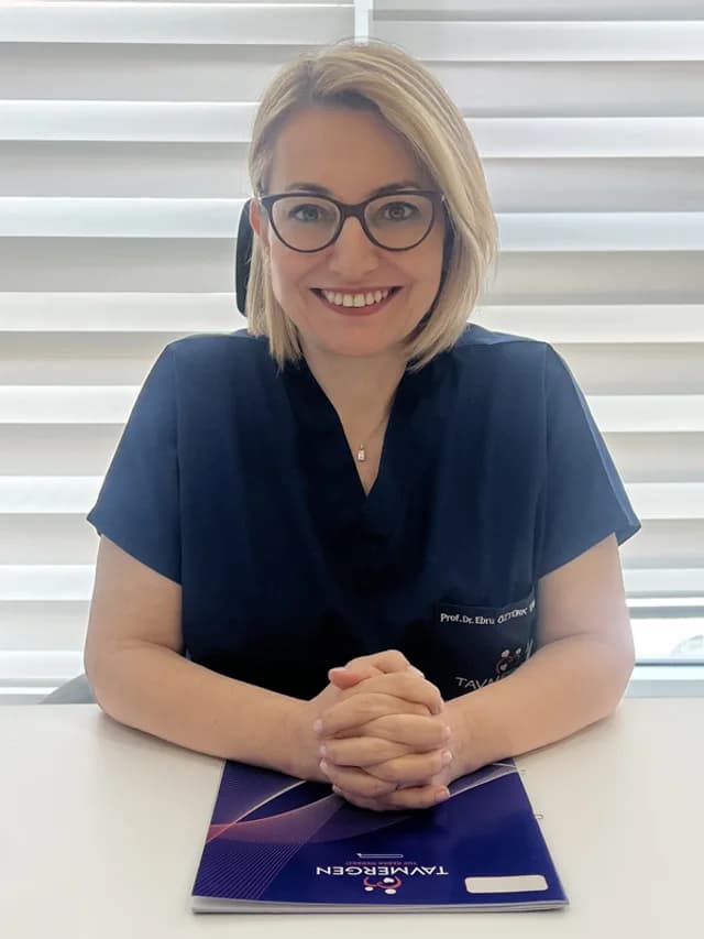 Prof. Dr. Ebru Öztürk Tavmergen, Prof. Dr.; Kadın Hastalıkları ve Tüp Bebek Uzmanı (Obstetrics & Gynaecology and IVF Specialist), ÜYTE Sorumlusu at Izmir, Turkey